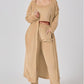 Cozy Pajama Set, 3 Piece Lounge Set, Cute Loungewear, Warm Suit Sets, Matching Set, Lounge Set, 3 Piece Pant Sets, Women Winter Dress - NawdeX