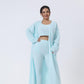 Cozy Pajama Set, 3 Piece Lounge Set, Cute Loungewear, Warm Suit Sets, Matching Set, Lounge Set, 3 Piece Pant Sets, Women Winter Dress - NawdeX