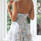 Tied Printed Sweetheart Neck Cami Dress - NawdeX