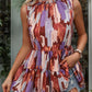 Peplum Mock Neck Sleeveless Blouse - NawdeX