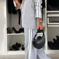 Full Size Contrast Lapel Collar Top and Pants Set - NawdeX