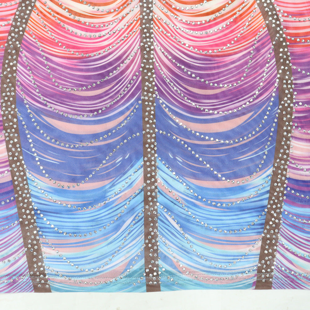 Sling Hot Rhinestone Sheath Dress - NawdeX