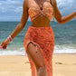 3-piece Mesh Split-print Swimsuit