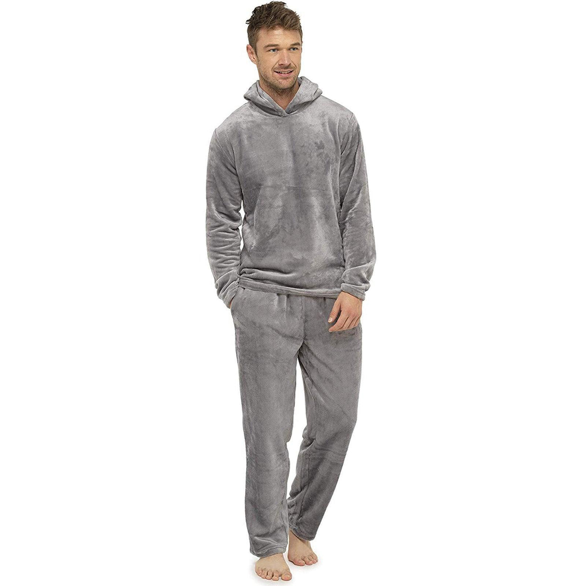 Flannel Grey Men's Pajamas - NawdeX