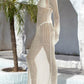 Openwork Backless Flare Sleeve Cover-Up Dress - NawdeX