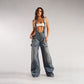 Loose Suspender Jean Jumpsuit - NawdeX