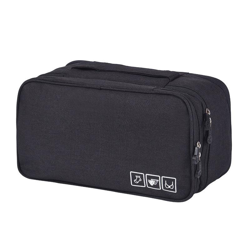 Travel Makeup Bags Women Multi-function 3-shelf Underwear Storage Bag - NawdeX