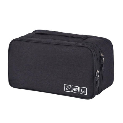 Travel Makeup Bags Women Multi-function 3-shelf Underwear Storage Bag - NawdeX