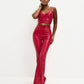 Black Glossy Flared Pants Women - NawdeX
