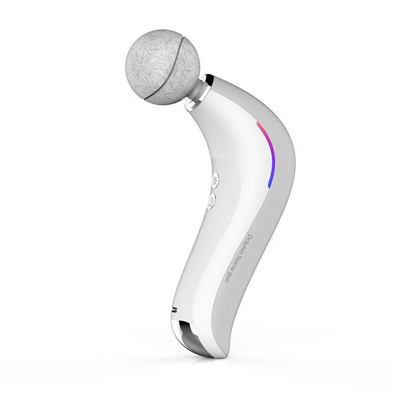 Electric Massage Gun Muscle Pistol Body Shoulder Neck Massager Mini Lcd Fascia Gun Deep Tissue Portable Face Fitness Gun Therapy - NawdeX