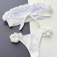 Applique Tie Back Two-Piece Bikini Set - NawdeX