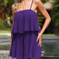 Ruched Spaghetti Strap Romper - NawdeX