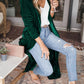 Open Front Long Sleeve Coat - NawdeX
