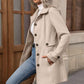 Elegant Single-breasted Woolen Coat