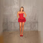 Rose Bloom Corset and Skirt Set