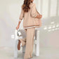 Chic Lounge Blazer & Wide-Leg Trouser Set