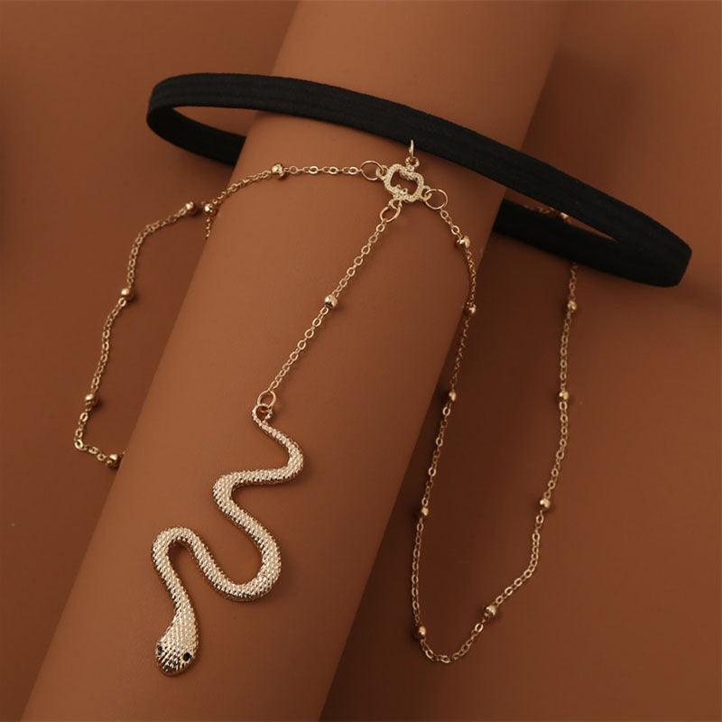 Snake Pendants Leg BodyChain - NawdeX