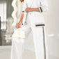 Chic Lounge Blazer & Wide-Leg Trouser Set