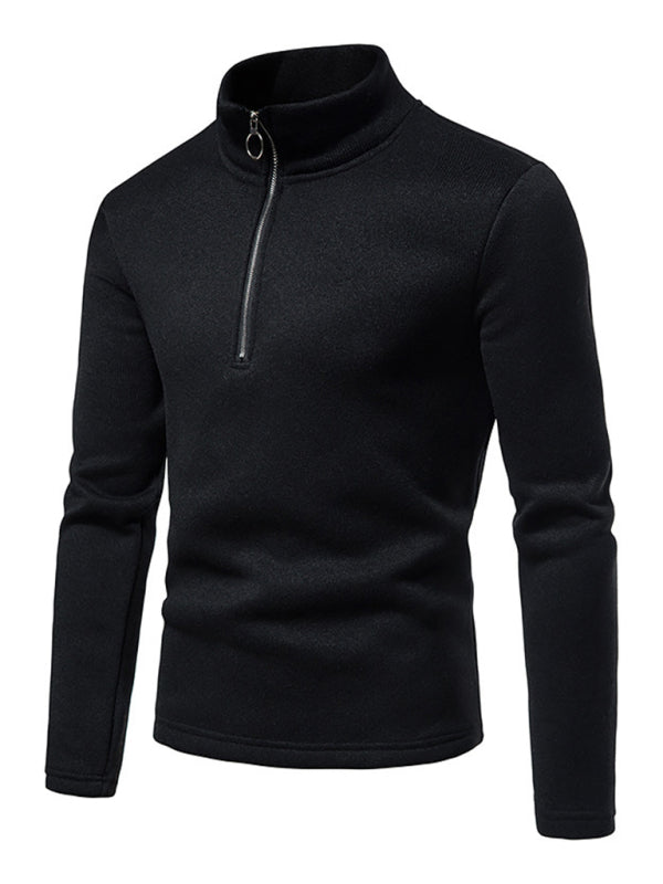 Zipper Long Sleeve Sweatshirt