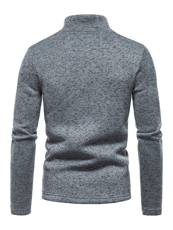 Zipper Long Sleeve Sweatshirt