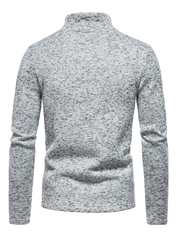 Zipper Long Sleeve Sweatshirt