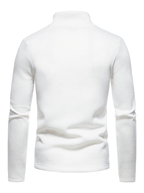 Zipper Long Sleeve Sweatshirt