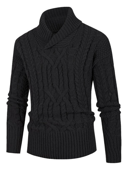 Pullover long-sleeved sweater
