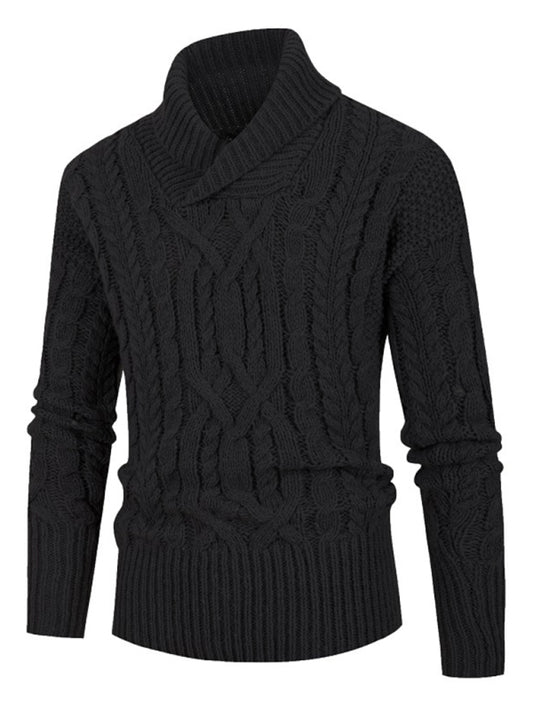 Pullover long-sleeved sweater