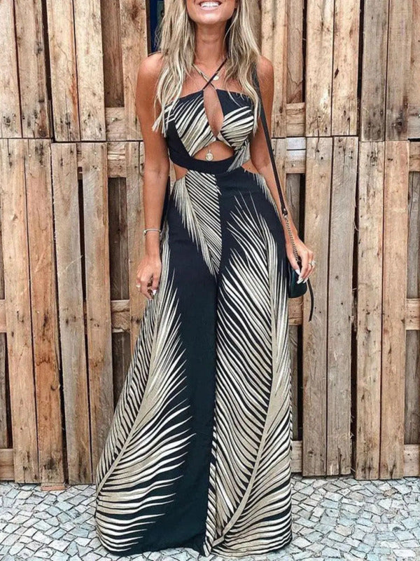 Printed Sling Jumpsuit