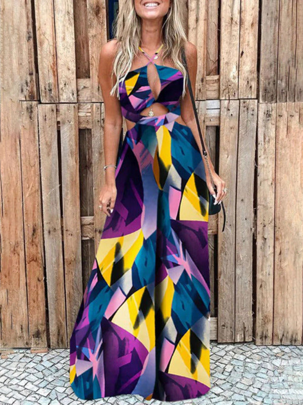 Printed Sling Jumpsuit