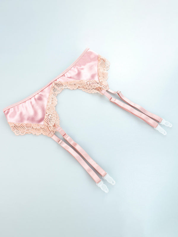 NawdeX bra garter belt, thong Set