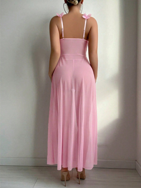 Rosey Slit Night Dress Set