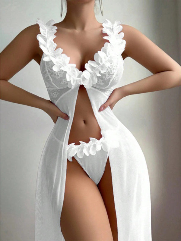 Rosey Slit Night Dress Set