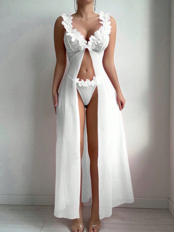 Rosey Slit Night Dress Set