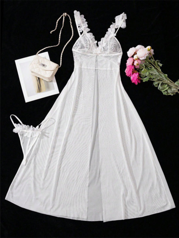 Rosey Slit Night Dress Set