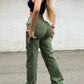 High Waist Cargo Pants Stylish - NawdeX