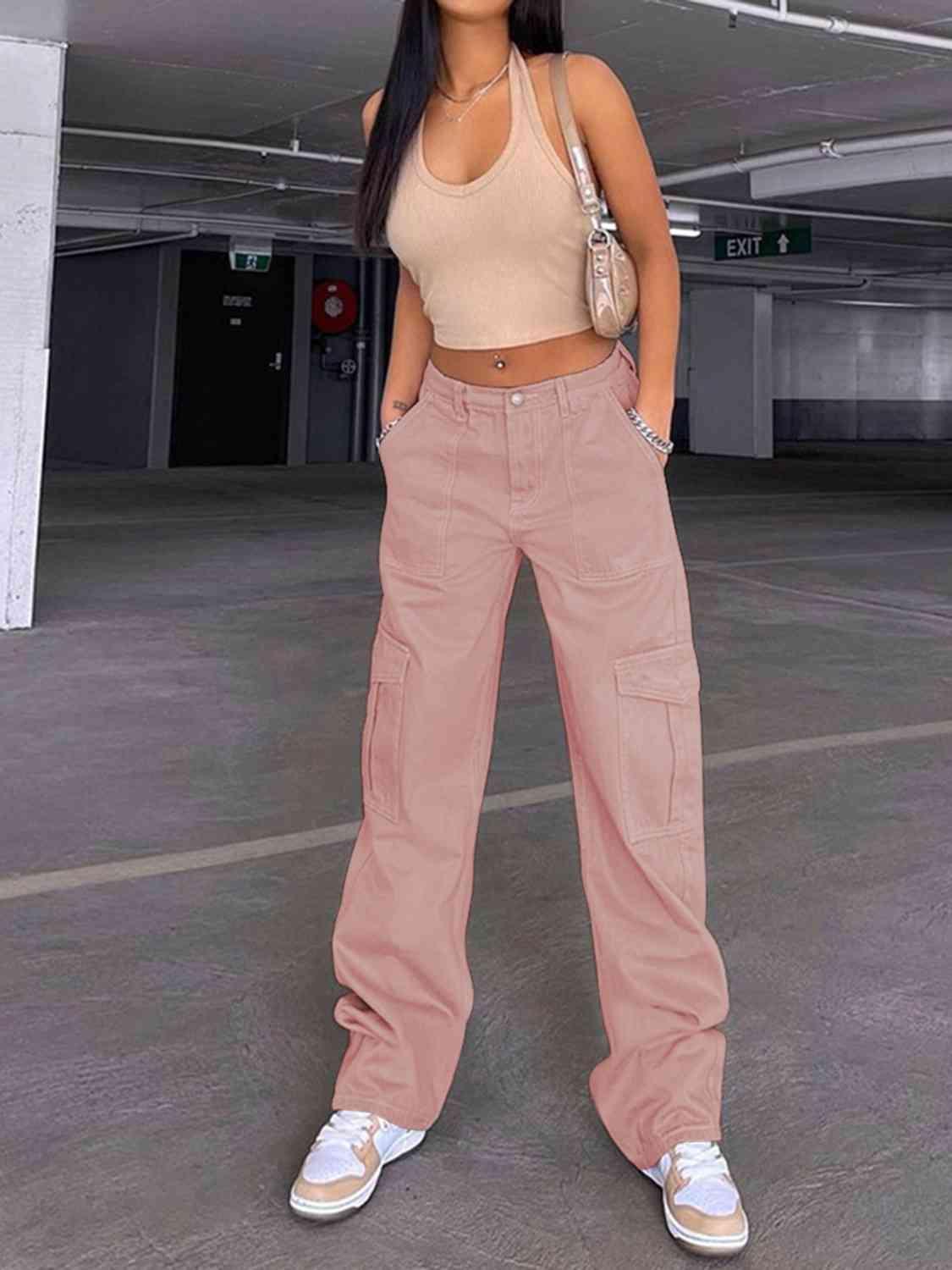 Straight Jeans with Pockets - NawdeX