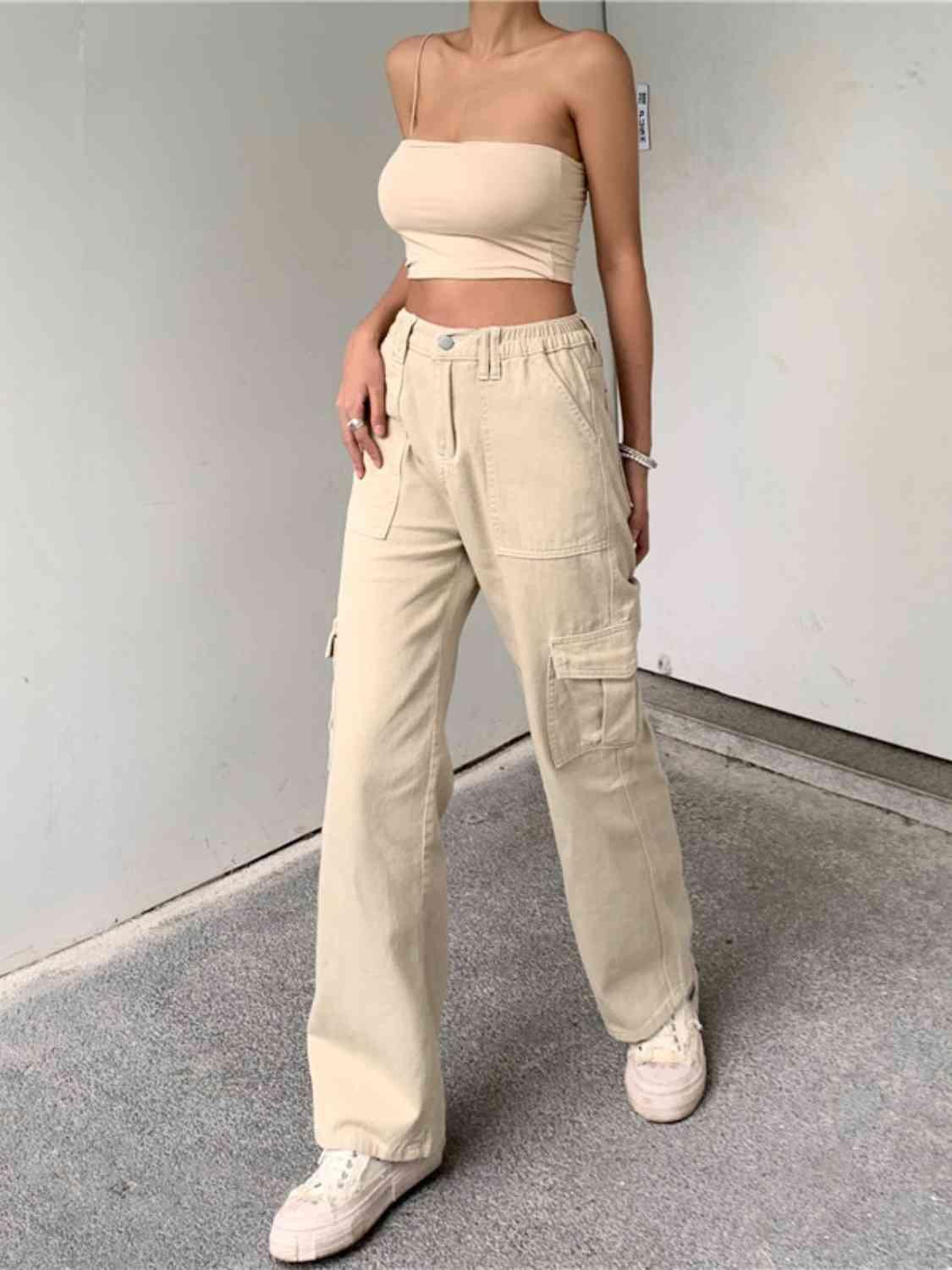 Straight Jeans with Pockets - NawdeX