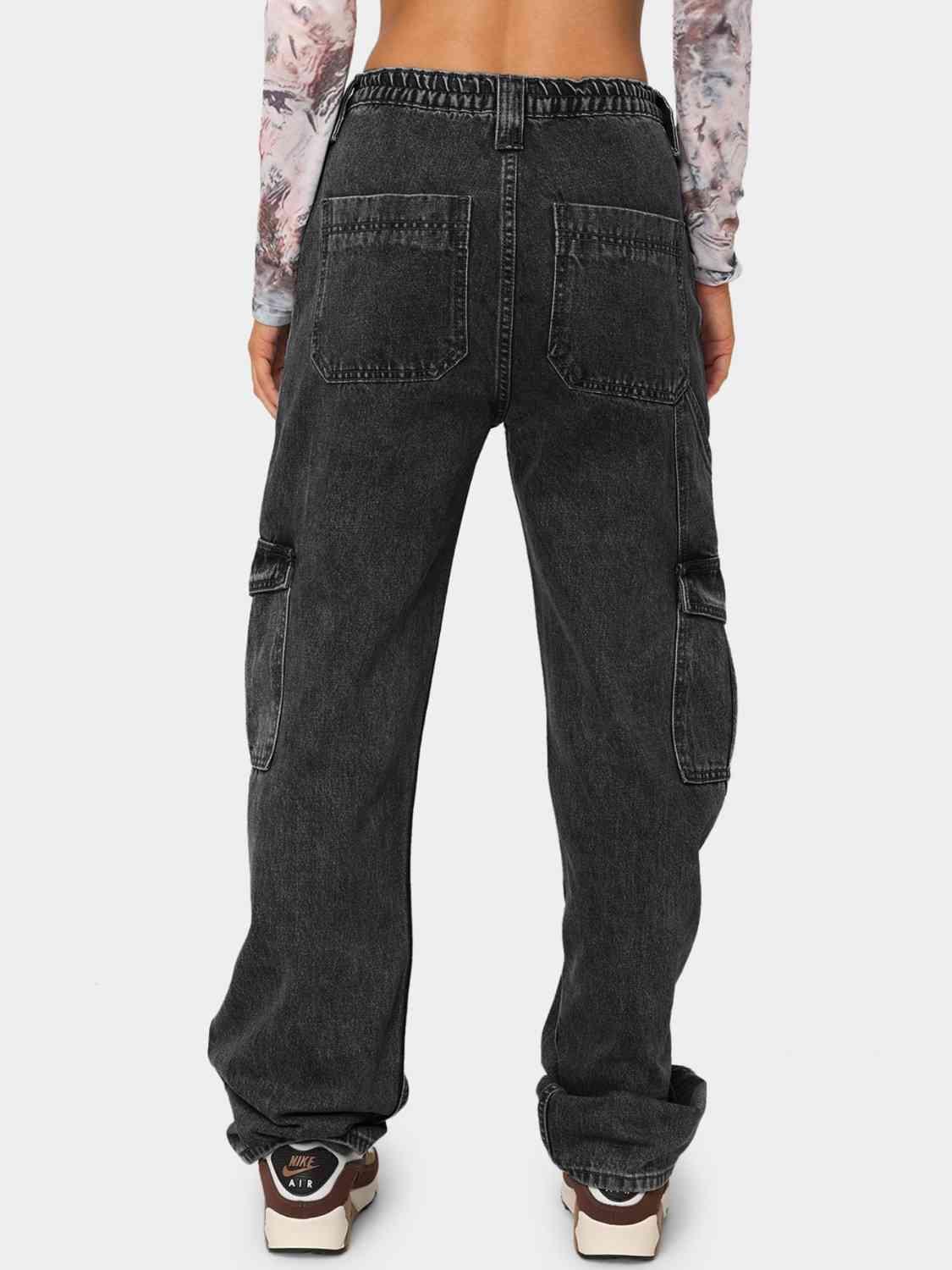 Straight Jeans with Pockets - NawdeX