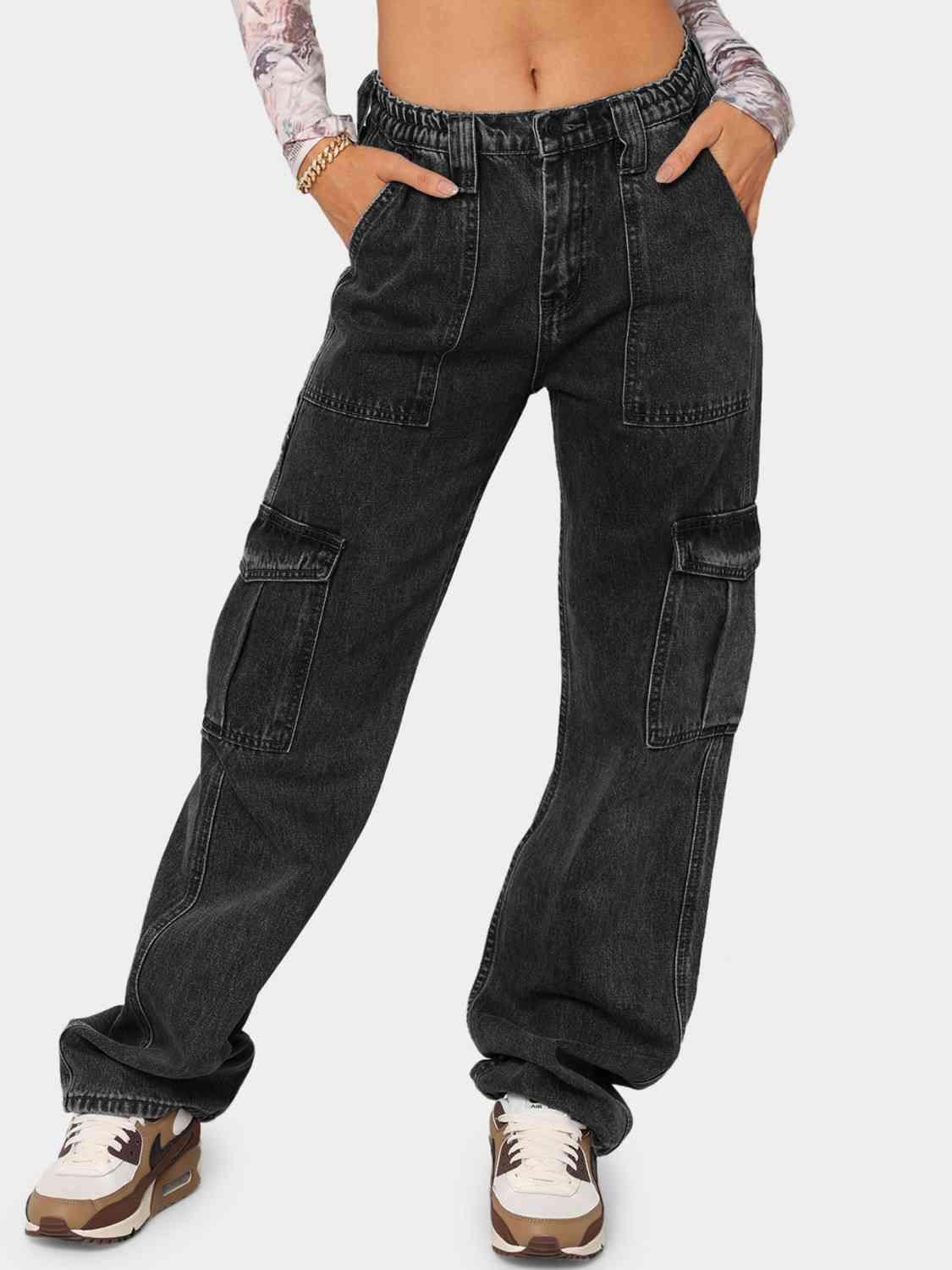 Straight Jeans with Pockets - NawdeX