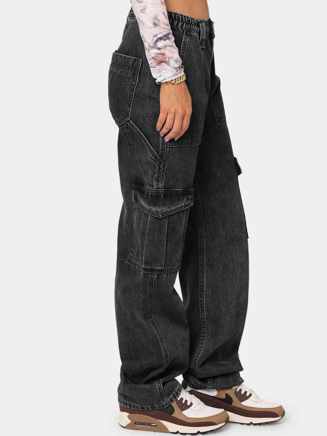 Straight Jeans with Pockets - NawdeX