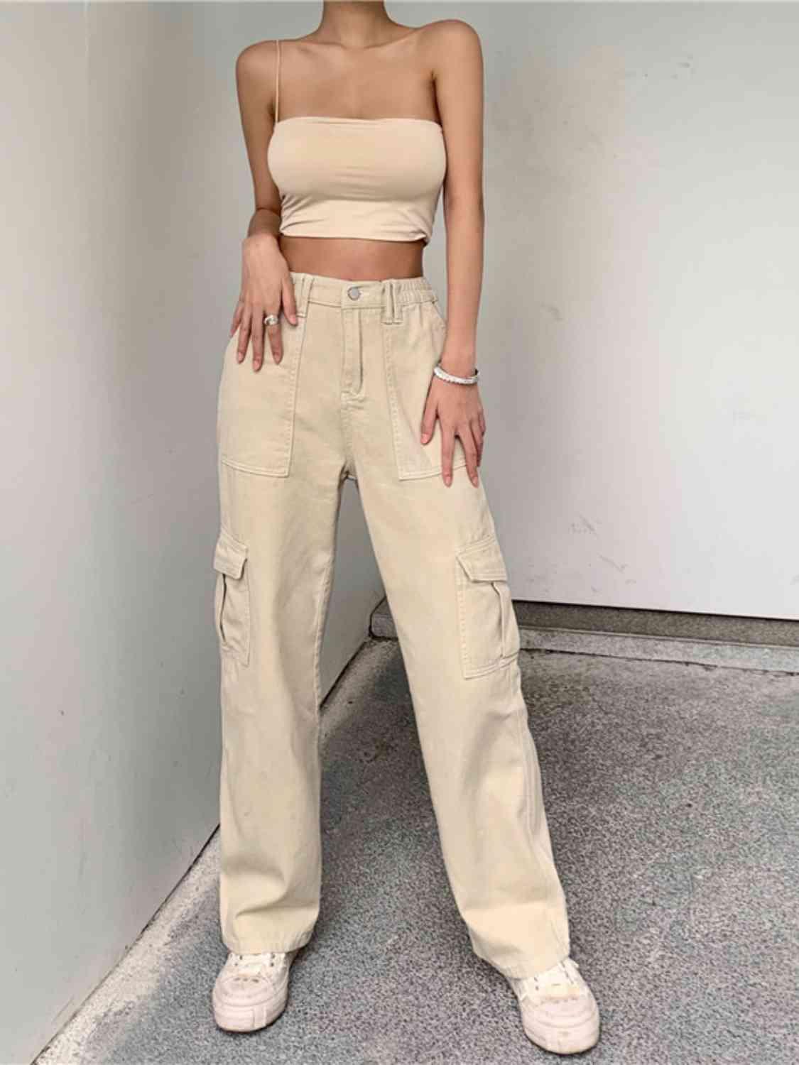 Straight Jeans with Pockets - NawdeX
