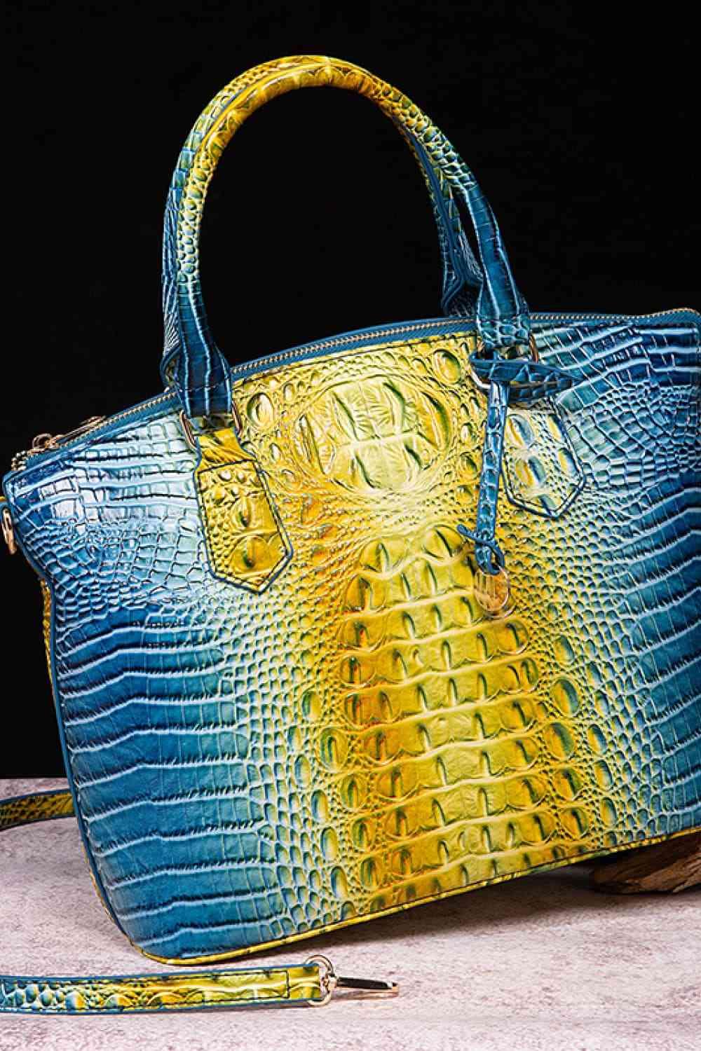 Gradient PU Leather Handbag - NawdeX