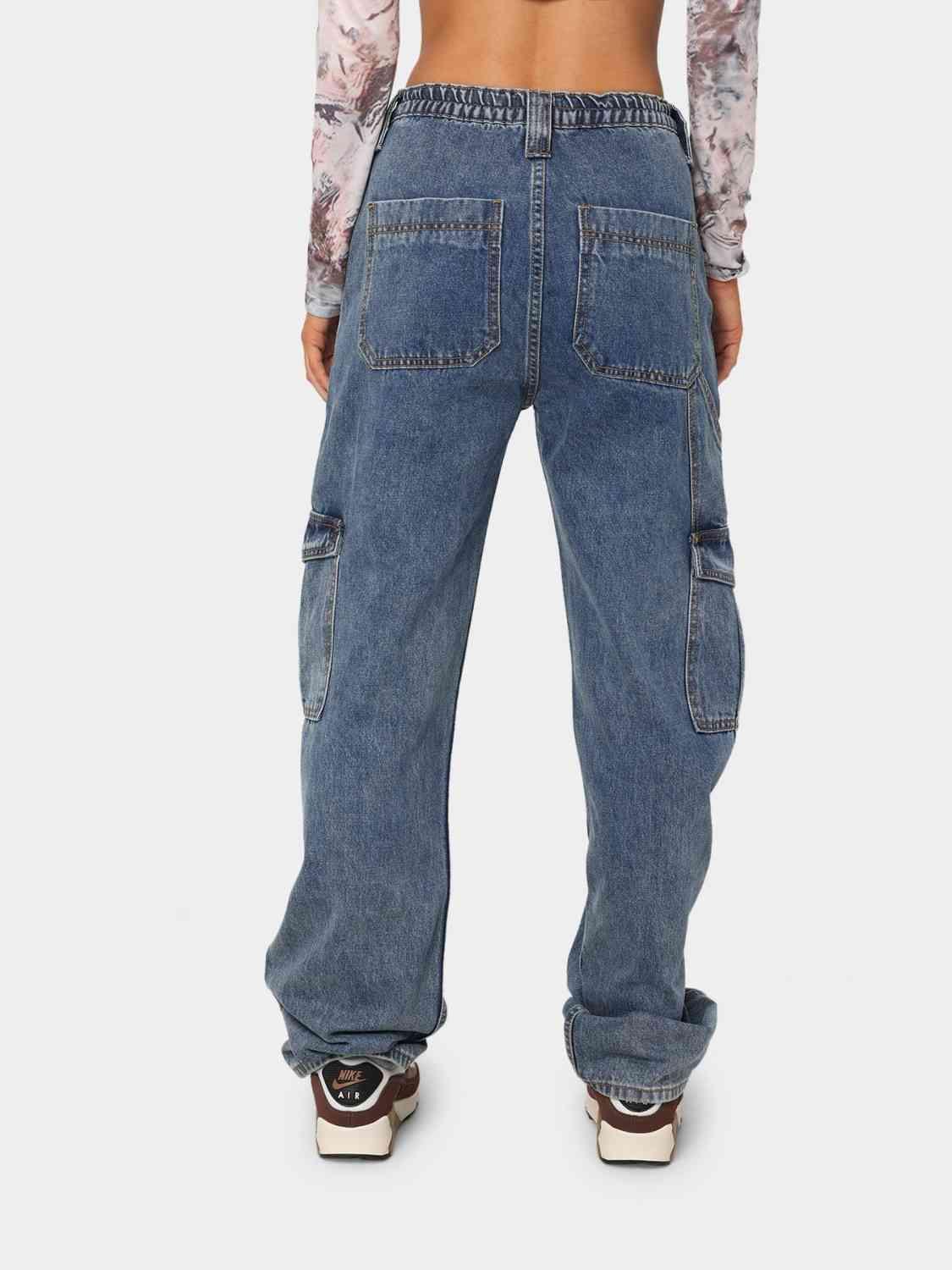 Straight Jeans with Pockets - NawdeX