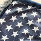 Women's American Flag Fringe Star Print Denim Shorts - NawdeX